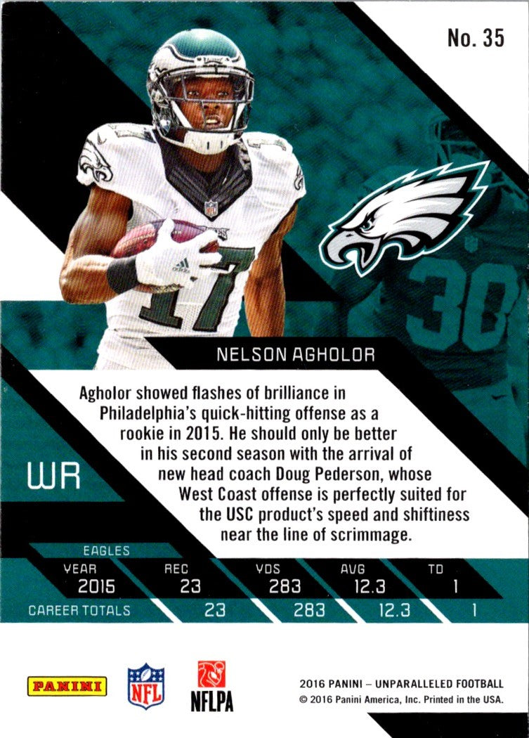 2016 Panini Unparalleled Nelson Agholor