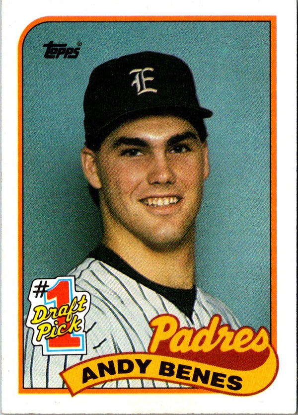 1989 Topps Andy Benes #437 Rookie