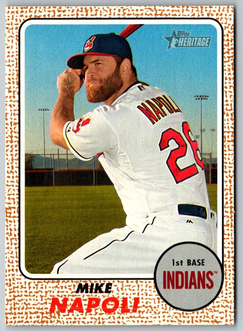 2017 Topps Heritage Mike Napoli