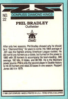 1986 Donruss Diamond Kings Phil Bradley #22
