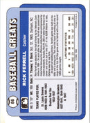 1990 Swell Baseball Greats Rick Ferrell