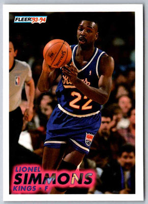 1993 Fleer Lionel Simmons #184