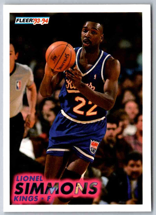 1993 Fleer Lionel Simmons #184