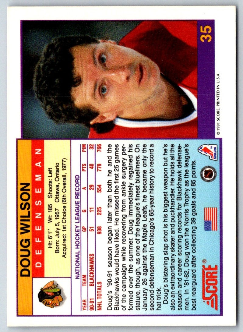 1991 Score Doug Wilson