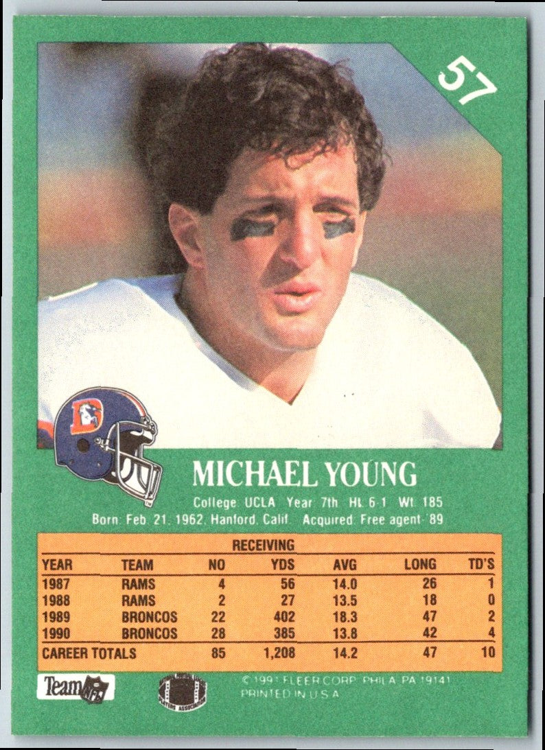 1991 Fleer Michael Young