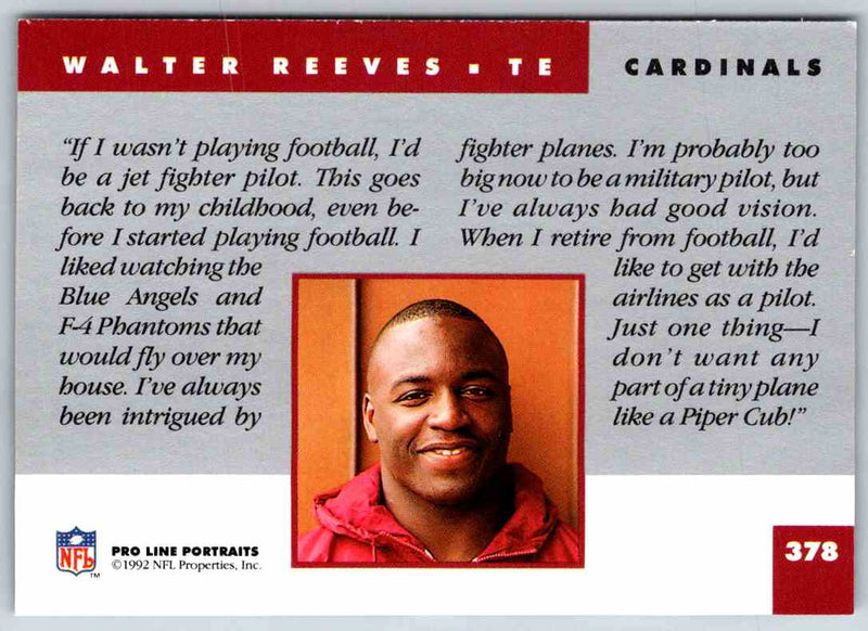 1991 ProLine Walter Reeves