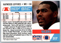 1990 Proset Haywood Jeffires #517
