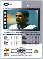 1999 Leaf Certified Tony Banks #86