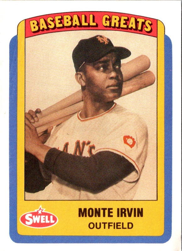 1990 Swell Baseball Greats Monte Irvin #85
