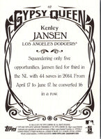 2015 Topps Gypsy Queen Kenley Jansen #62A