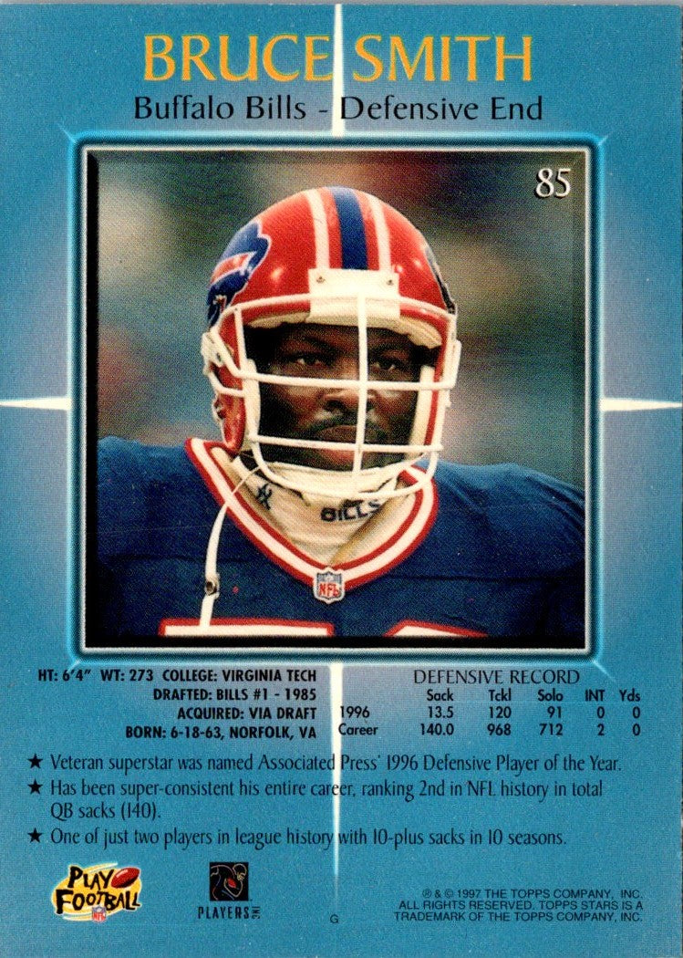 1997 Topps Stars Bruce Smith