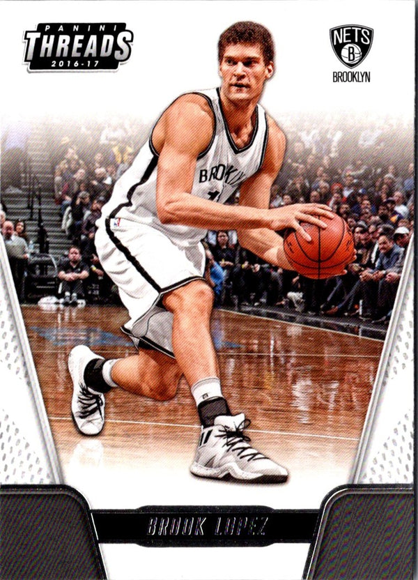 2016 Panini Threads Brook Lopez #125