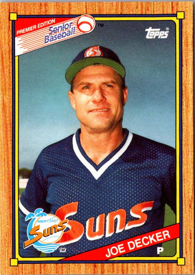 1989 Topps Senior League Joe Decker #112