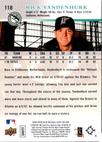 2008 Upper Deck First Edition Rick Vanden Hurk #118