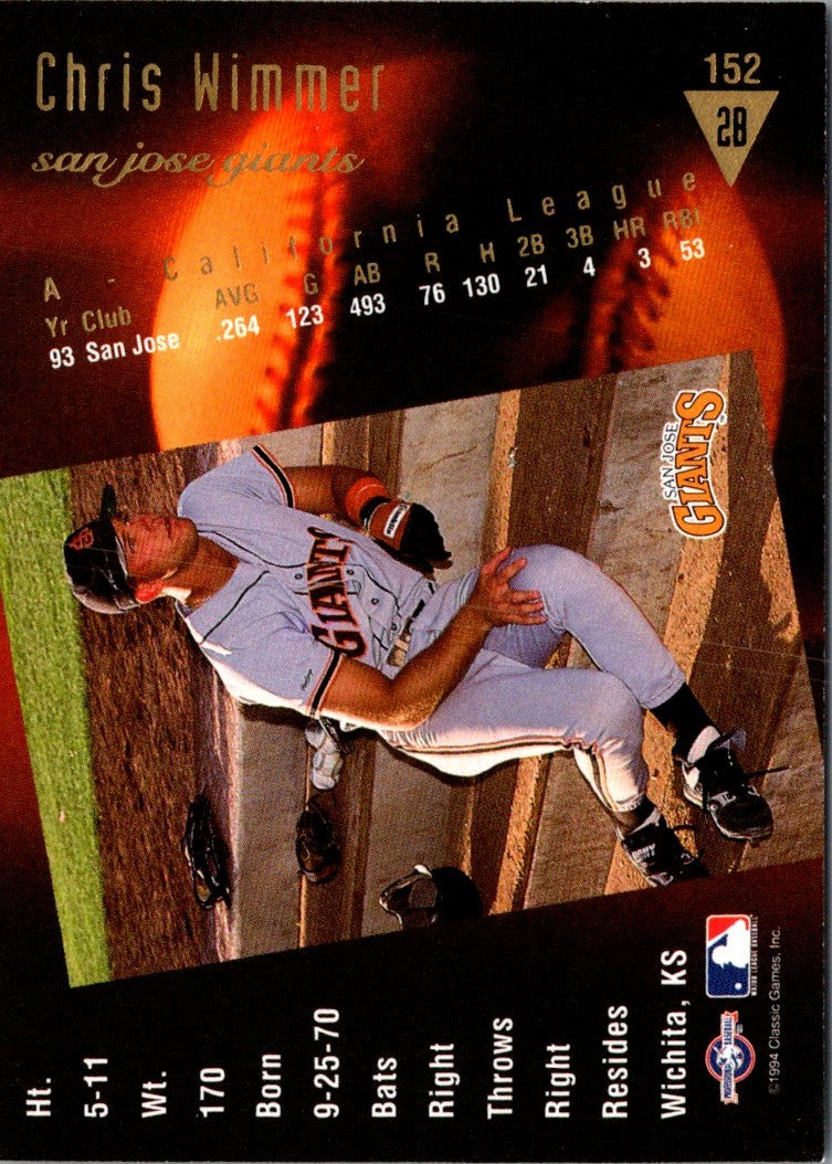 1994 Classic Best Gold Chris Wimmer