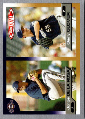2005 Bazooka 4-on-1 Stickers Jorge Posada/Ivan Rodriguez/Joe Mauer/Johnny Estrada #2