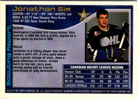 1997 Bowman CHL Jonathan Sim #31