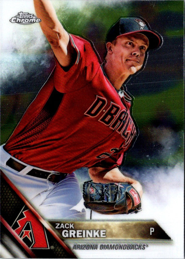 2016 Topps Chrome Zack Greinke #38