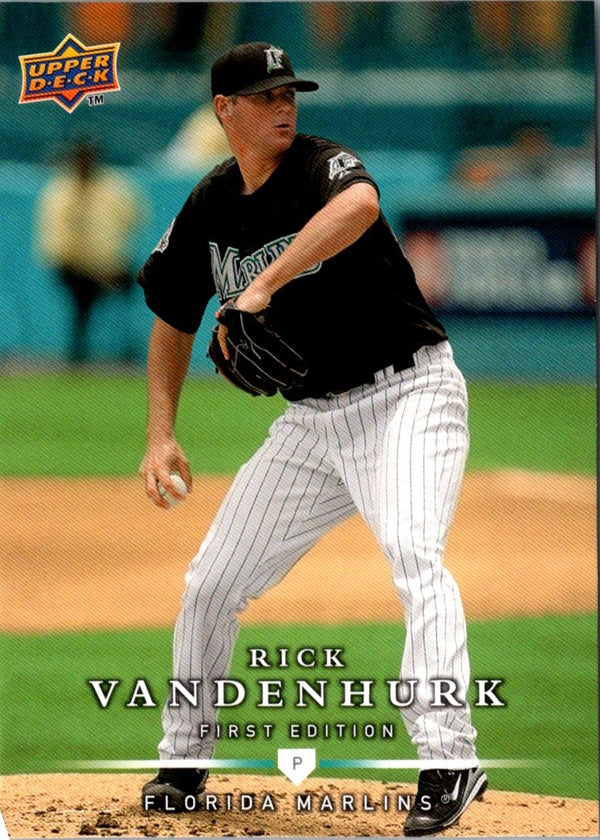 2008 Upper Deck First Edition Rick Vanden Hurk #118