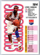 1993 Fleer Lionel Simmons