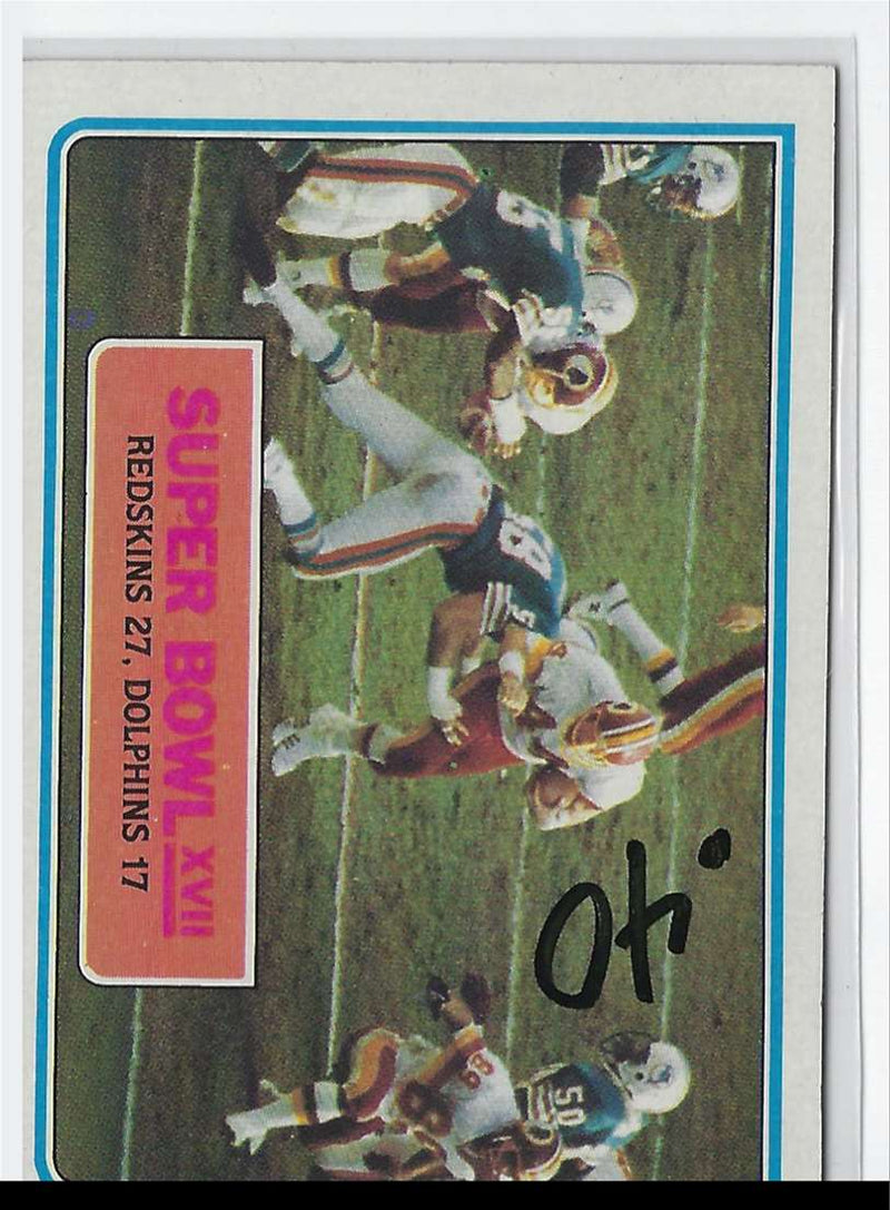 1983 Topps Super Bowl XV