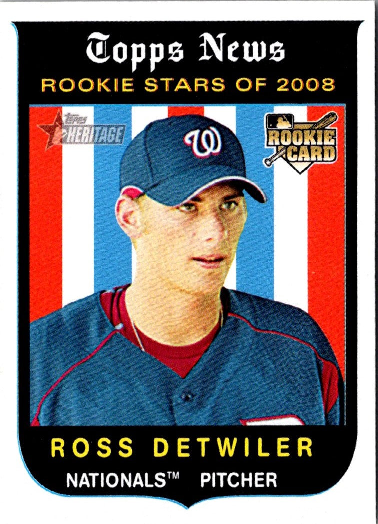 2008 Topps Heritage Ross Detwiler