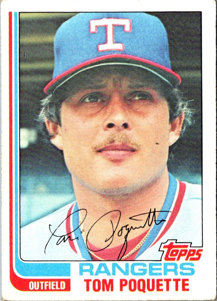 1982 Topps Tom Poquette