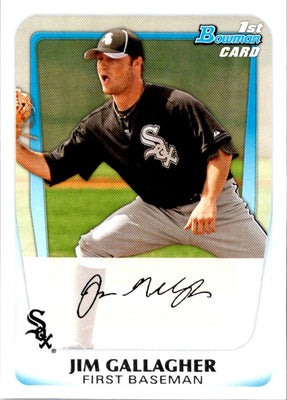 2011 Bowman Prospects Jim Gallagher #BP74