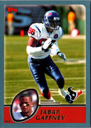 2003 Topps Jabar Gaffney