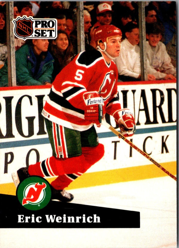 1991 Pro Set Eric Weinrich #133