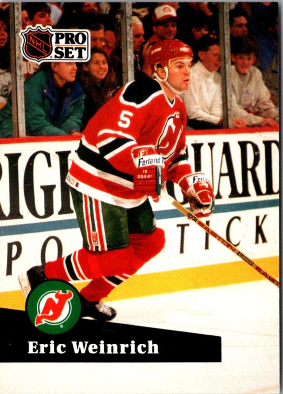 1991 Pro Set Eric Weinrich #133