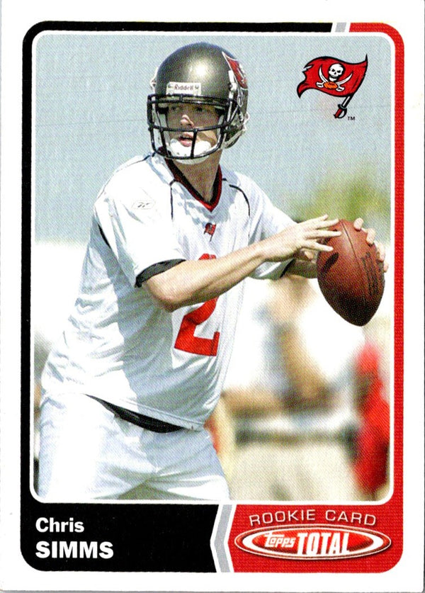 2003 Topps Total Chris Simms #525 Rookie