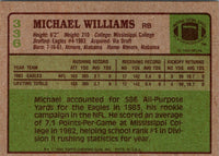 1984 Topps Michael Williams #336 Rookie