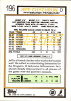 1992 Topps Jeff Chychrun #196