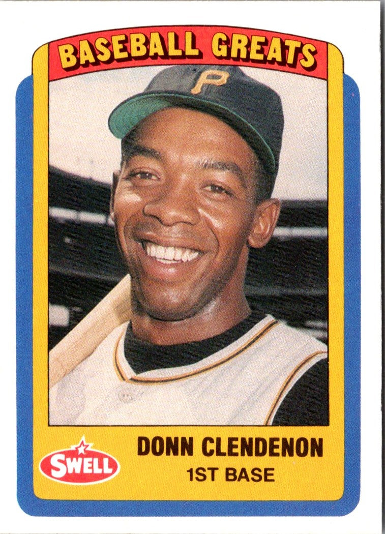 1990 Swell Baseball Greats Donn Clendenon