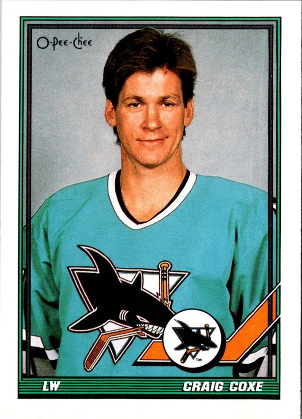 1991 O-Pee-Chee Craig Coxe #447