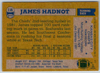 1990 Topps James Hadnot #116
