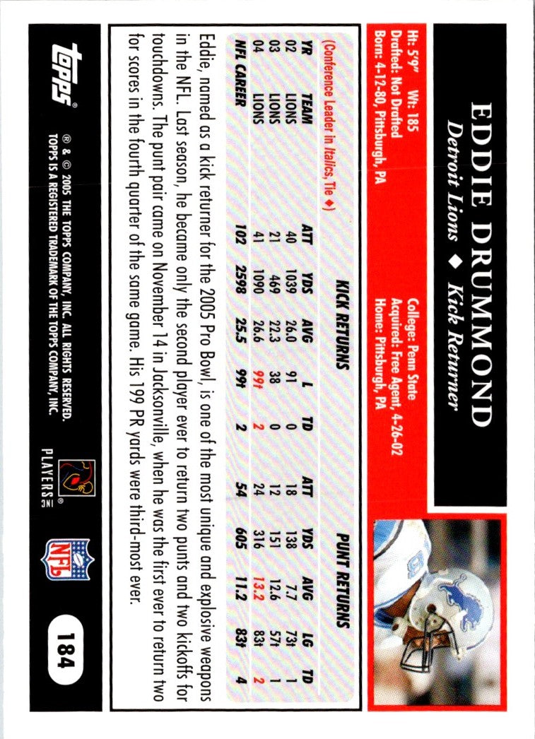 2005 Topps Eddie Drummond