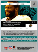 2004 Fleer Showcase Fred Taylor #20