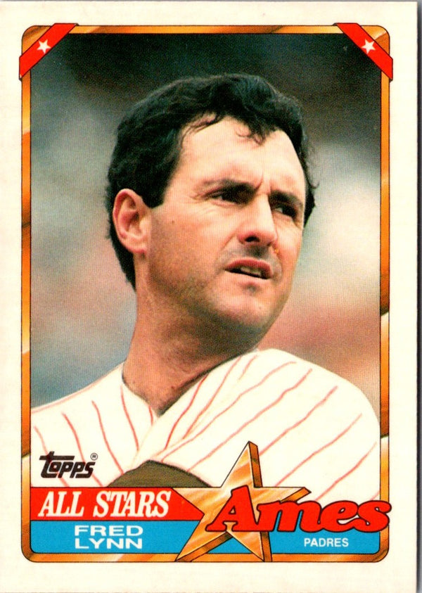 1990 Topps Ames All-Stars Fred Lynn #10