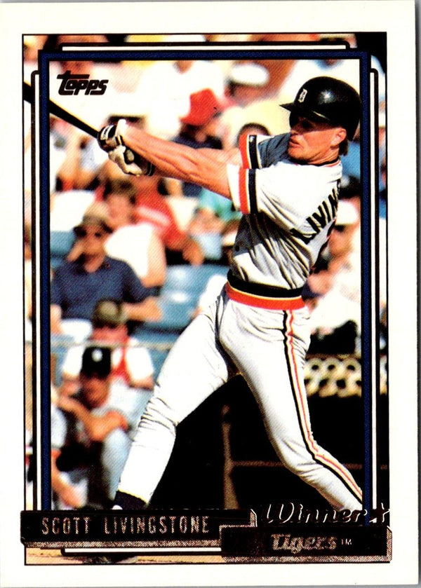 1992 Topps Scott Livingstone #685 Rookie