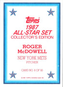 1987 Topps Glossy Roger McDowell