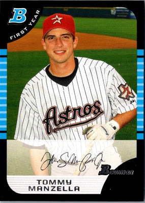 2005 Bowman Chrome Draft Picks & Prospects Tommy Manzella #BDP86 Rookie