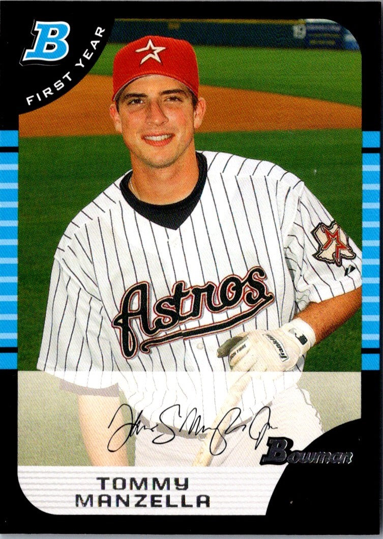 2005 Bowman Chrome Draft Picks & Prospects Tommy Manzella