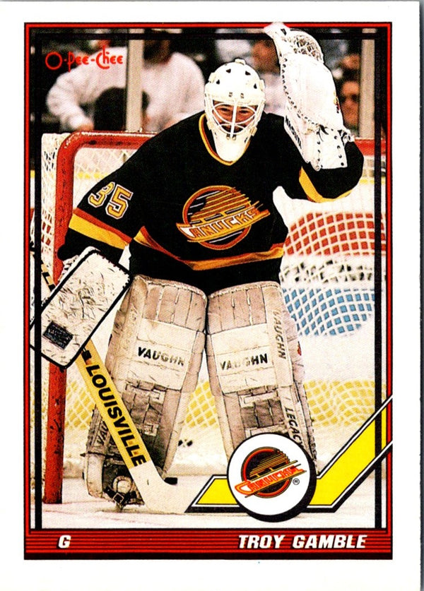 1991 O-Pee-Chee Troy Gamble #446