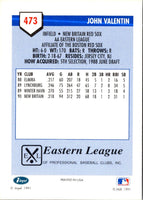 1991 Line Drive AA John Valentin #473