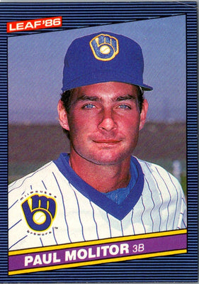 1986 Leaf Paul Molitor #70