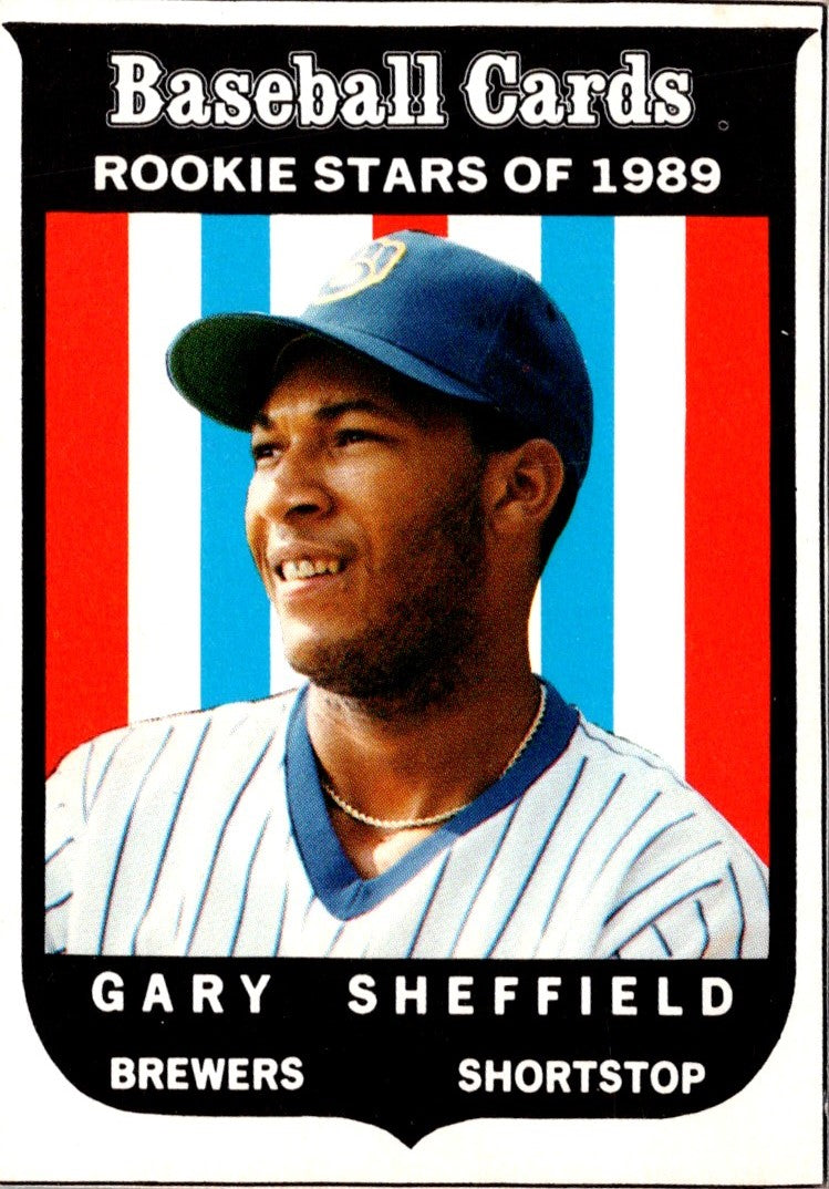 1989 Baseball Card Magazine '59 Topps Replicas Gary Sheffield