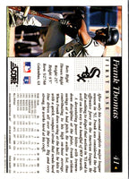 1993 Score The Franchise Frank Thomas #4