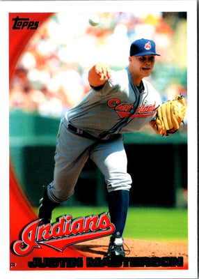 2010 Topps Justin Masterson #109